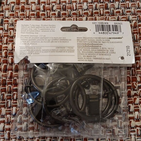 New 2 Packs Clip Rings For Curtains Versailles And Studio - Picture 5 of 5